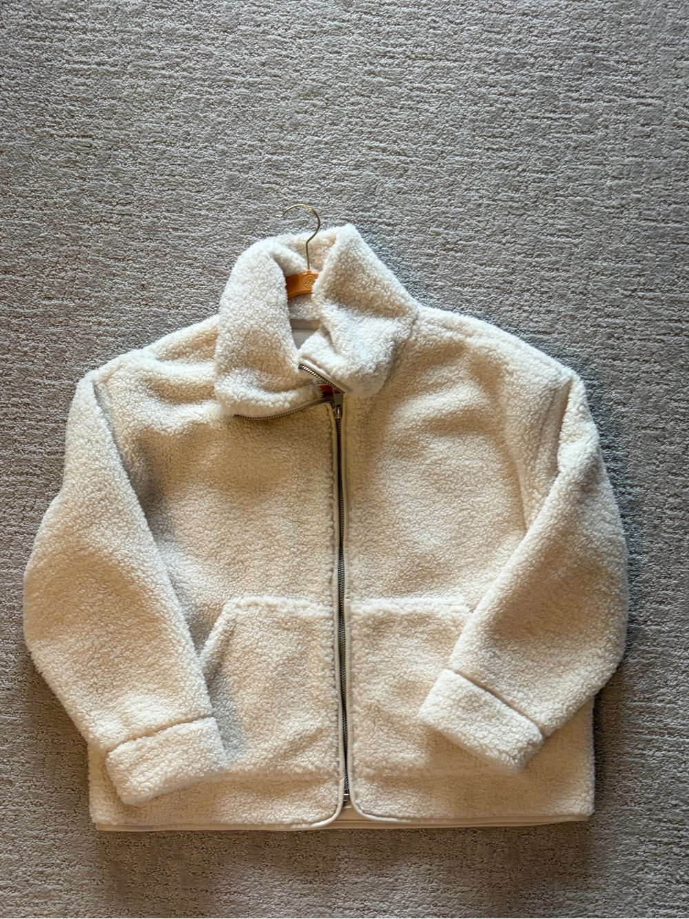 Abercrombie Sherpa Jacket - Plush Zip-Up Coat